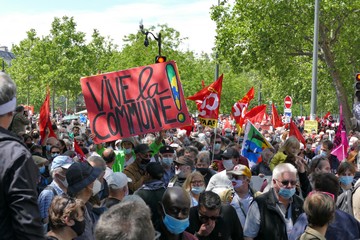 150e anniversaire de la Commune de Paris - 29 mai 2021 Montée au Mur des Fédérés